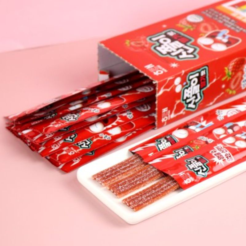 SinJjolli Fresa CAJA 6 paquetes con 20 piezas de 24 g c/u Total 120