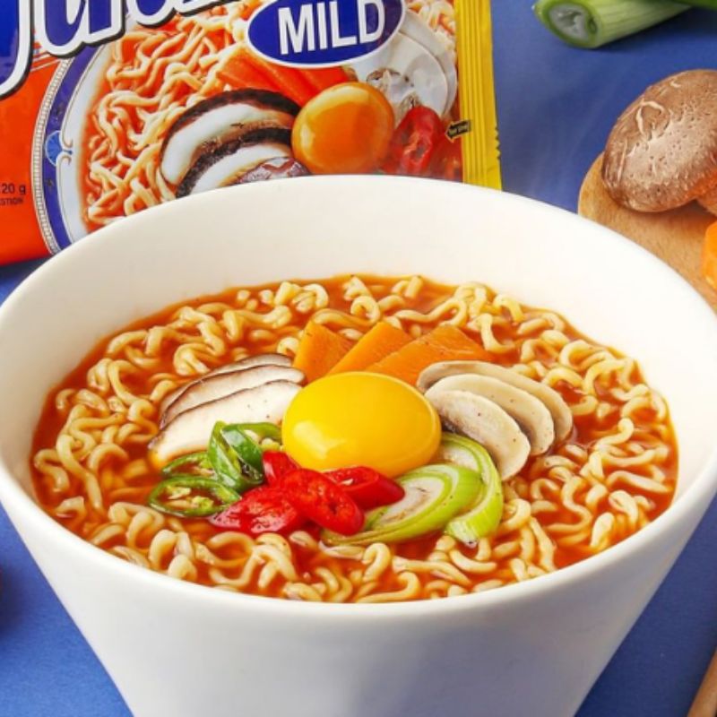 Jin Ramen Mild 5 paquetes de 8 piezas con 120 g c/u total 40