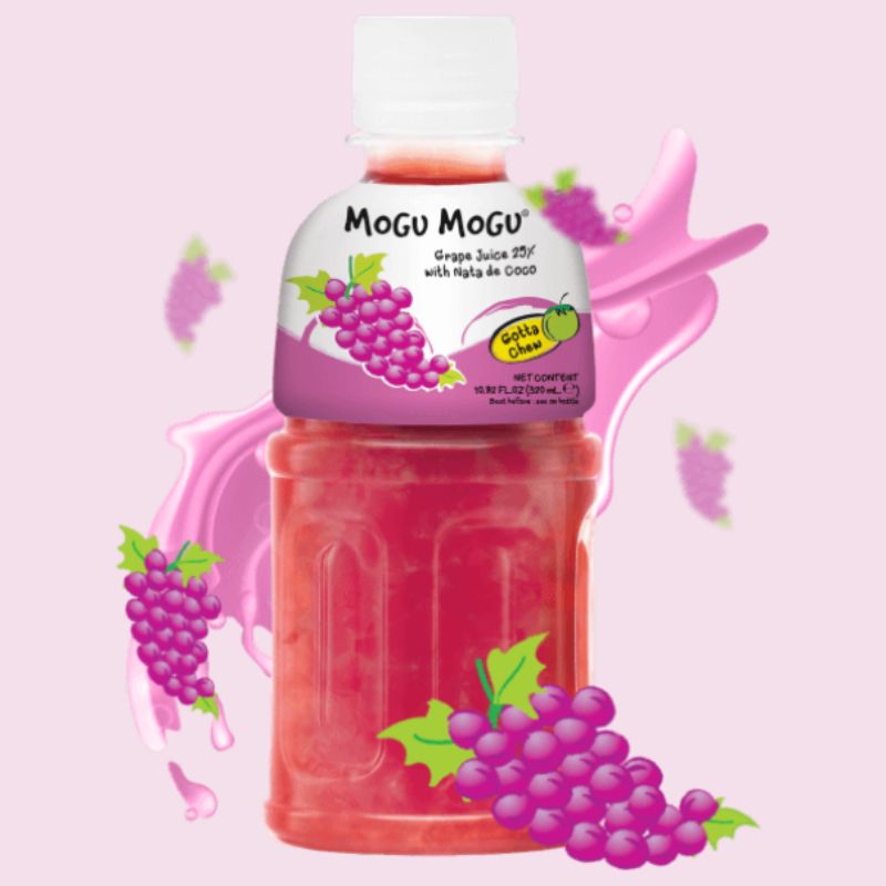 Mogu Mogu Uva CAJA 24 piezas de 320 ml c/u