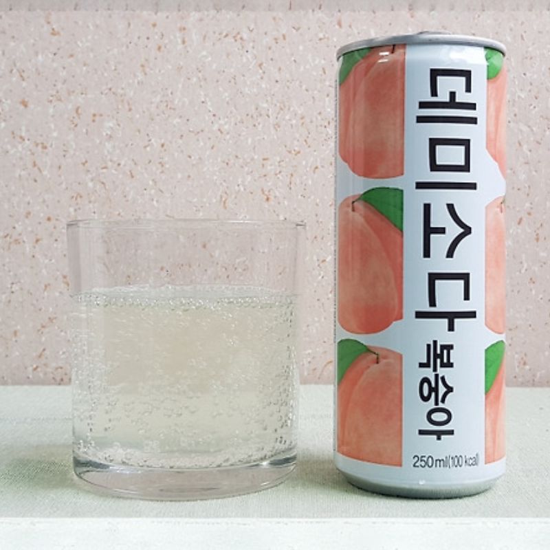 Demi Soda Durazno CAJA 30 piezas de 250 ml c/u