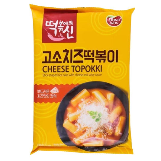 Topokki Dulce y Picante Sabor Queso CAJA 16 piezas de 240 g c/u