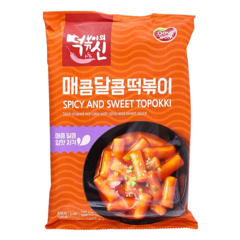Topokki Dulce y Picante CAJA 16 piezas de 240 g c/u