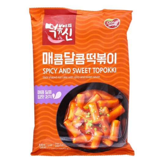 Topokki Dulce y Picante CAJA 16 piezas de 240 g c/u