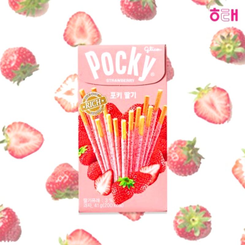 Pocky Fresa CAJA 40 piezas de 41 g c/u