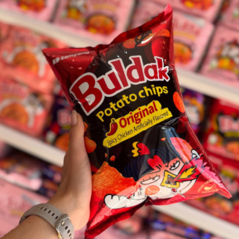Buldak Potato Chip Original CAJA 12 piezas de 120 g c/u
