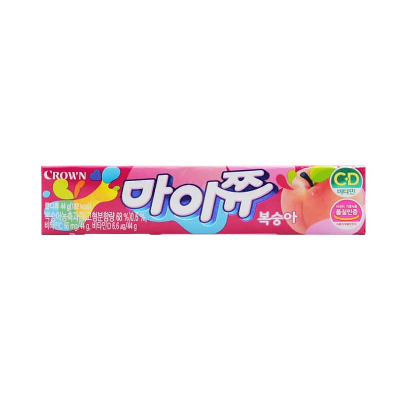My Chew Durazno CAJA 8 paquetes con 15 piezas de 44 g c/u Total 120