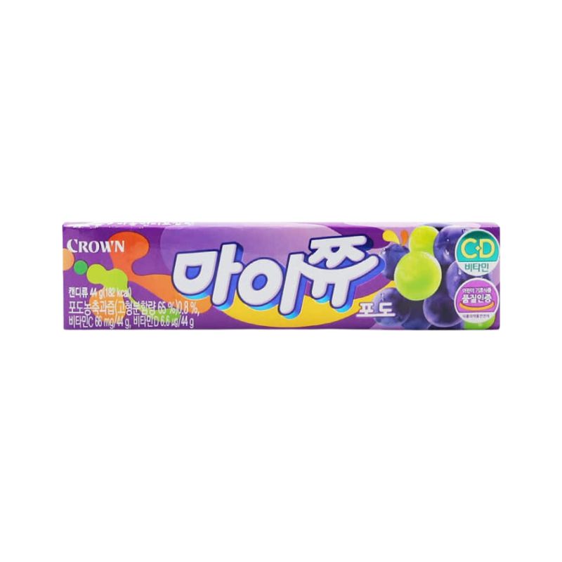 My Chew Uva CAJA 8 paquetes con 15 piezas de 44 g c/u Total 120