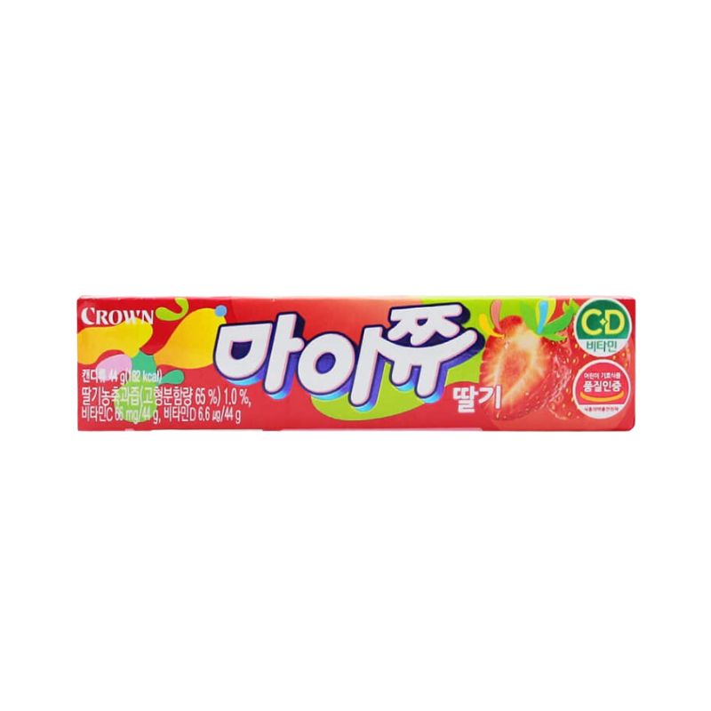 My Chew Fresa CAJA 8 paquetes con 15 piezas de 44 g c/u Total 120