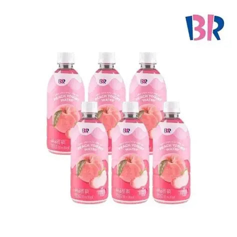 BR Peach Yogurt Water CAJA 24 piezas de 500 ml c/u