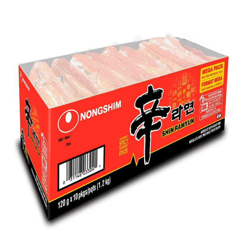 Shin Ramen Original CAJA 10 piezas de 120 g c/u