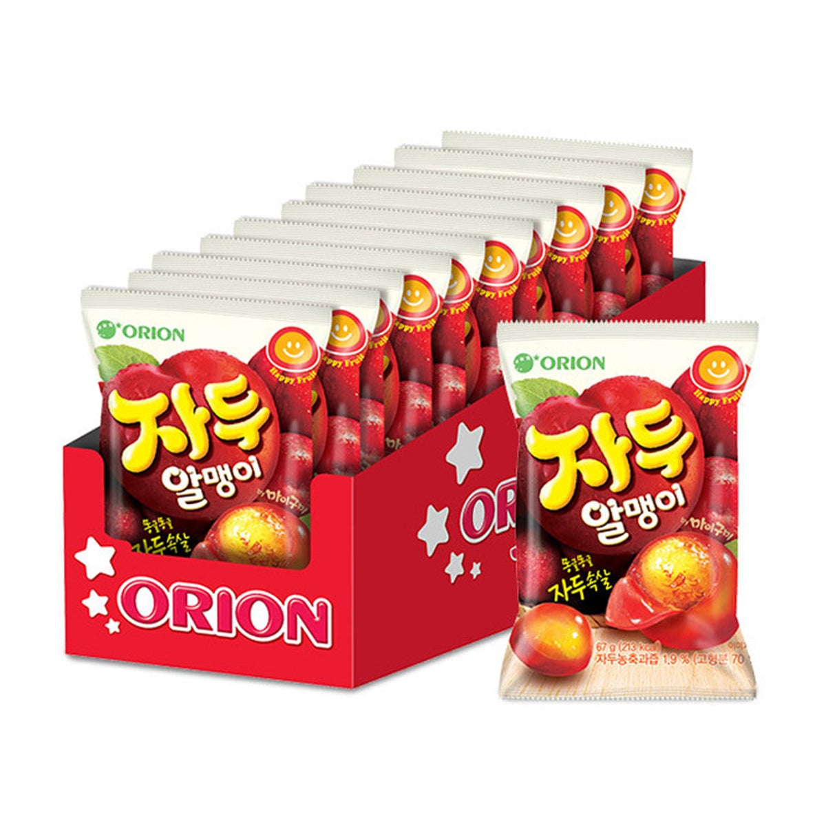 Orion Maigumi Ciruela CAJA 40 piezas de 67 g c/u