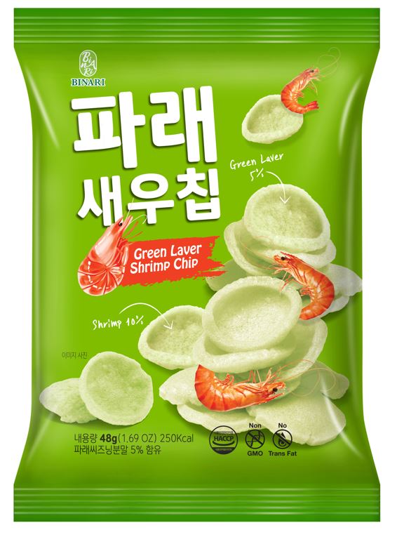 Green Shrimp Chip CAJA 20 piezas de 48 g c/u