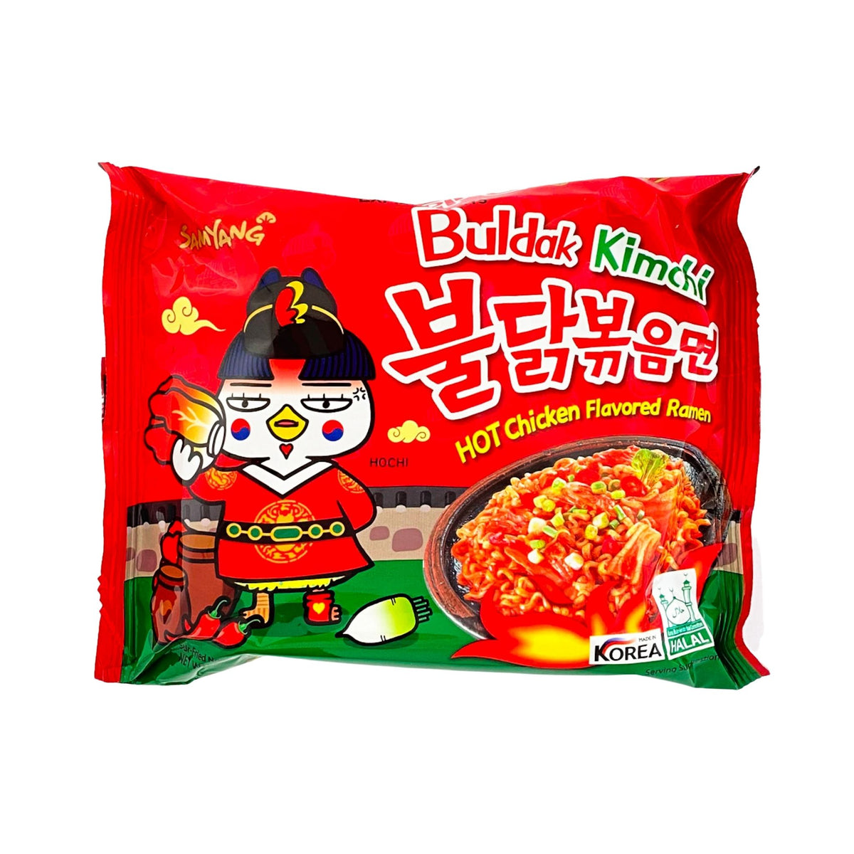 Buldak Kimchi CAJA 5 paquetes de 8 piezas con 140 g c/u Total 40