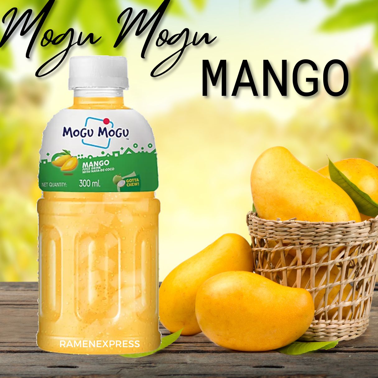 Mogu Mogu Mango CAJA 24 piezas de 320 ml c/u