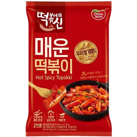 Topokki Hot Picante CAJA 16 piezas de 240 g c/u