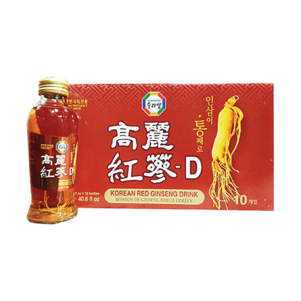 Bebida de Red Ginseng Raíz CAJA 50 piezas de 120 ml c/u