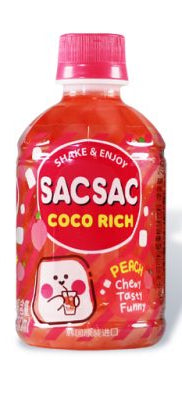 Sac Sac Durazno CAJA 24 piezas de 280 ml c/u