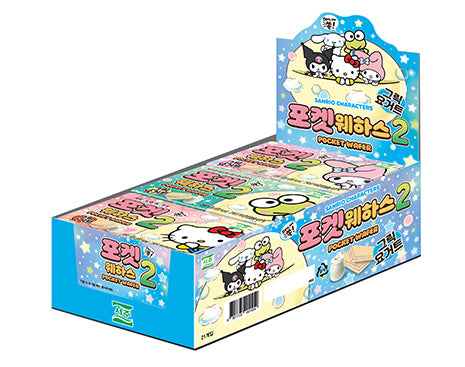 Sanrio Wafer Yogurt CAJA 126 piezas de 16 g c/u