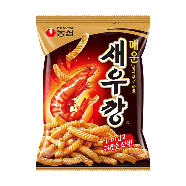 Shrimp Flavored Cracker Spicy CAJA 20 piezas de 90 g c/u