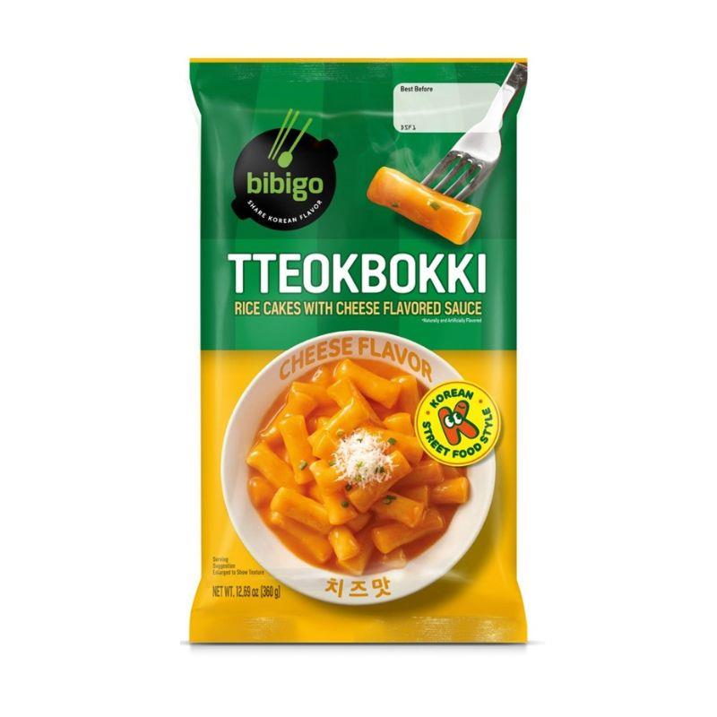 Bibigo Tteopokki Queso Bolsa CAJA 12 piezas de 360 g c/u