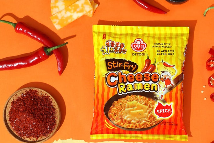 Ramen de Queso Cremoso Picante CAJA 32 piezas de 111 g c/u