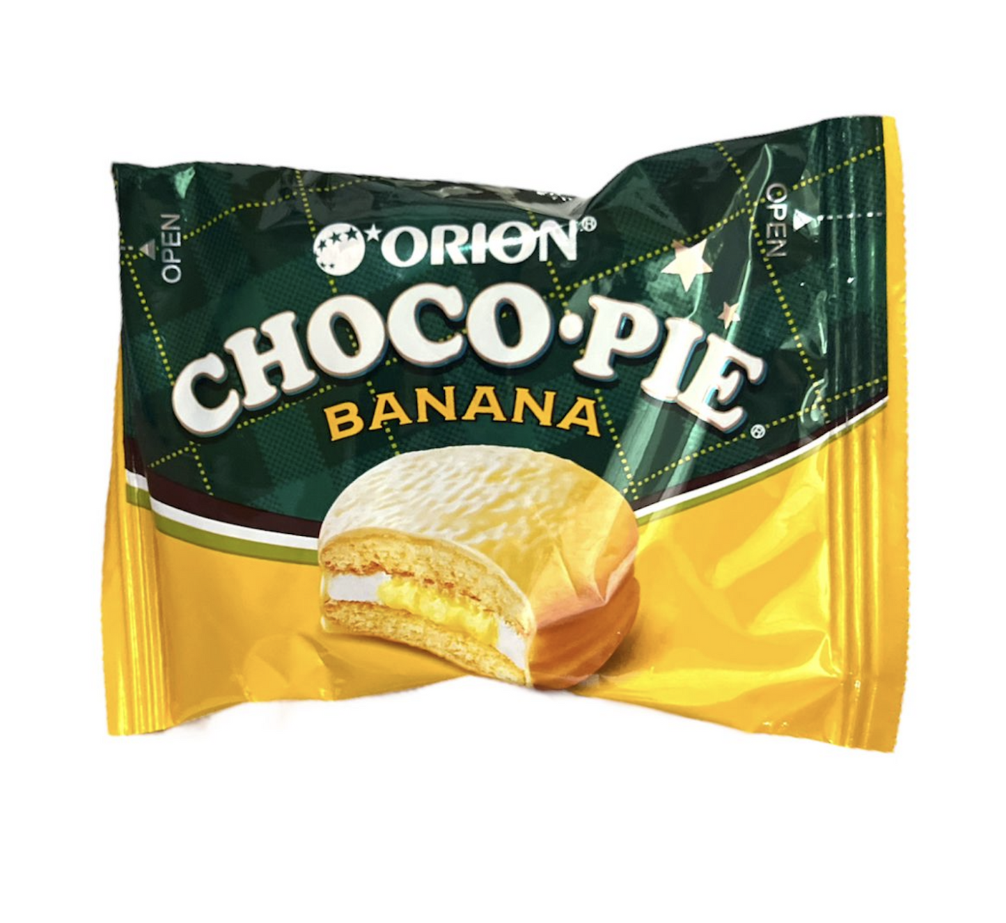 Orion Choco Pie Banana CAJA 8 paquetes de 444 g c/u