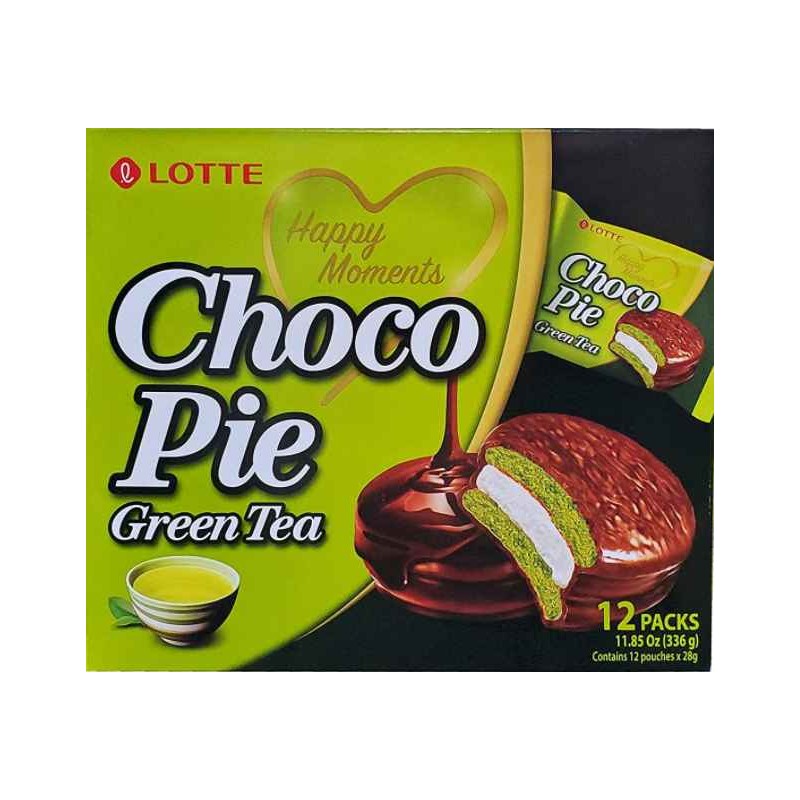 Choco Pie Té Verde CAJA 8 piezas de 336 g c/u