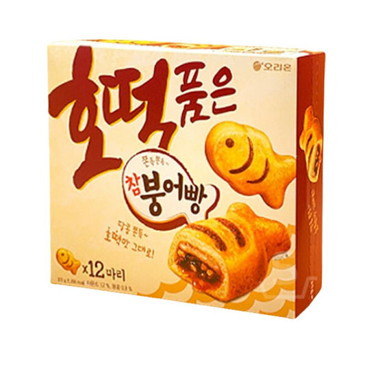 Hotteok bungoe pang (pan en forma de pez) CAJA 8 piezas con 12 piezas de 372g c/u