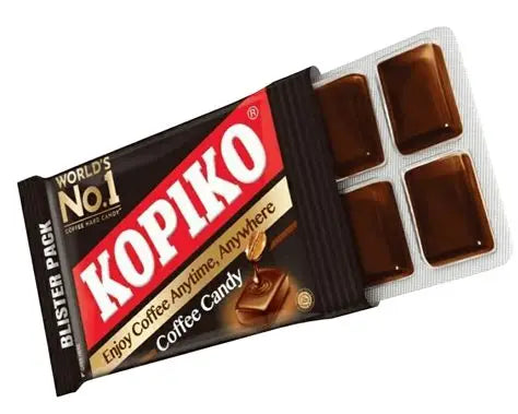 KOPIKO Blister Pack Dulce de Café CAJA 12 paquetes con 12 piezas de 32 g c/u Total 144