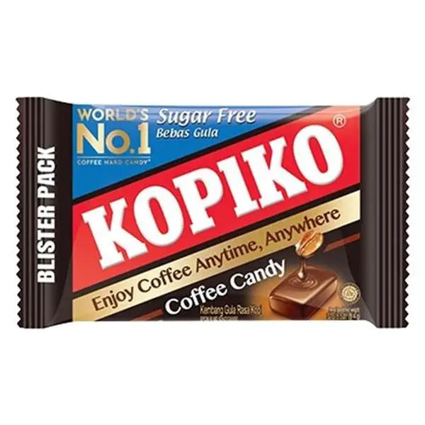 KOPIKO Blister Pack Sugar Free CAJA 12 paquetes con 12 piezas de 32 g c/u Total 144