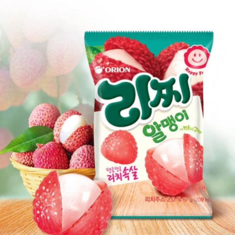Orion Gomitas de Lychee 40 piezas de 67 g c/u