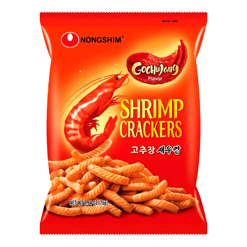 Shrimp Cracker Gochujang CAJA 20 piezas de 75 g c/u