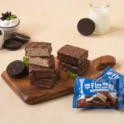 OH YES Cookie & Cream CAJA 10 paquetes con 12 piezas de 360 g c/u