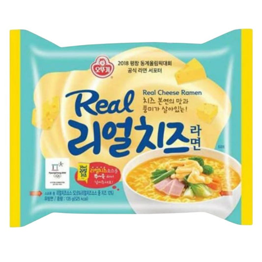 Real Cheese Ramen CAJA 4 paquetes de 8 piezas con 135 g c/u Total 32
