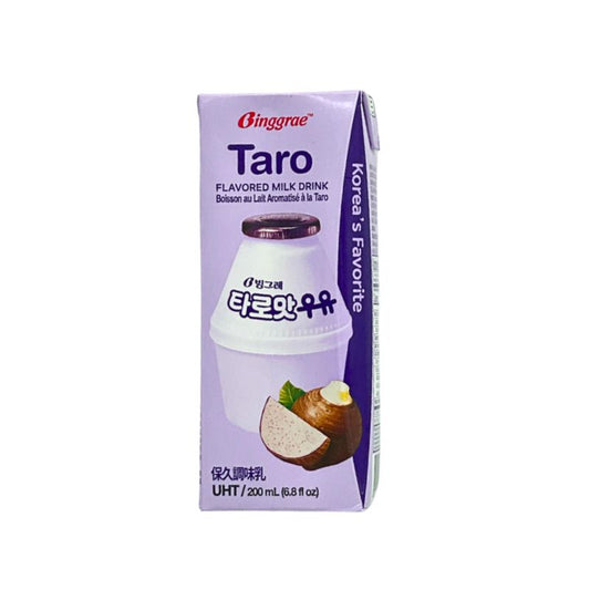 Leche De Taro CAJA 4 paquetes de 6 piezas con 200 ml c/u un total 24 piezas