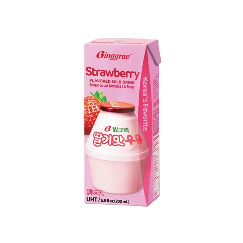 Leche De Fresa CAJA 4 paquetes de 6 piezas con 200 ml c/u un total 24 piezas