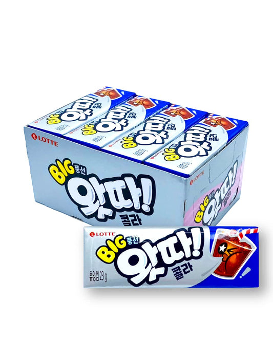 Whata Chewing & Bubble Gum Cola CAJA 9 paquetes con 16 piezas de 23 g c/u Total 144