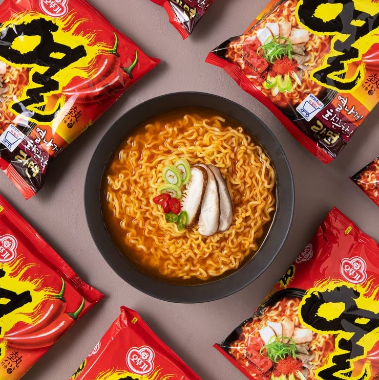 Yeul Ramen CAJA 5 paquetes con 8 piezas de 120 g c/u Total 40
