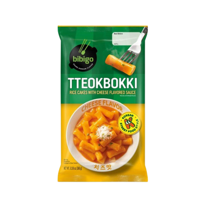 Bibigo Tteopokki Queso Bolsa CAJA 12 piezas de 360 g c/u