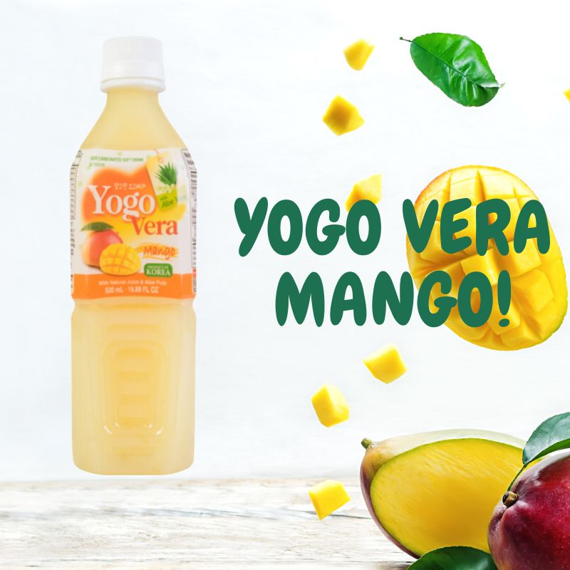 Yogo Vera Mango CAJA 20 piezas de 500 ml c/u