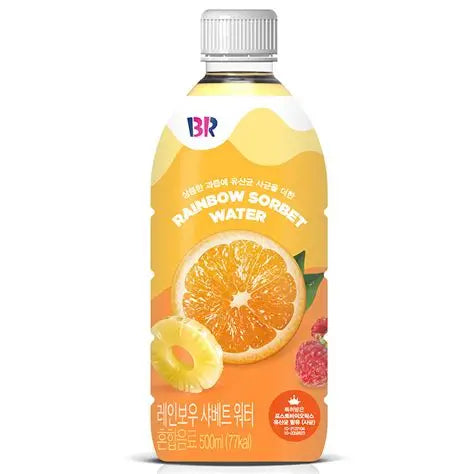 BR Rainbow Sherbet Water CAJA 24 piezas de 500 ml c/u