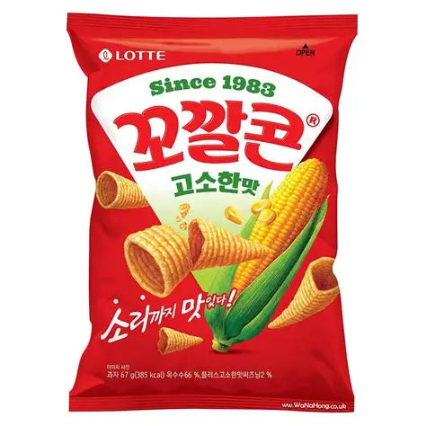 Lotte Kokkal Corn Original CAJA 20 piezas de 67 g c/u