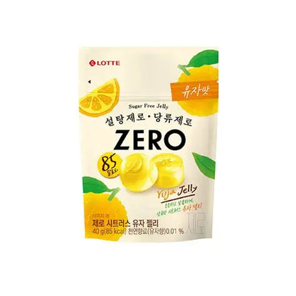 Lotte Zero Gomita Citrica de Yucha CAJA 40 piezas de 40 g c/u