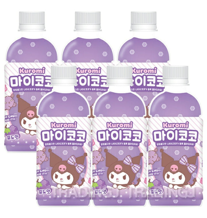 My coco Kuromi Uva CAJA 24 piezas de 340 ml c/u