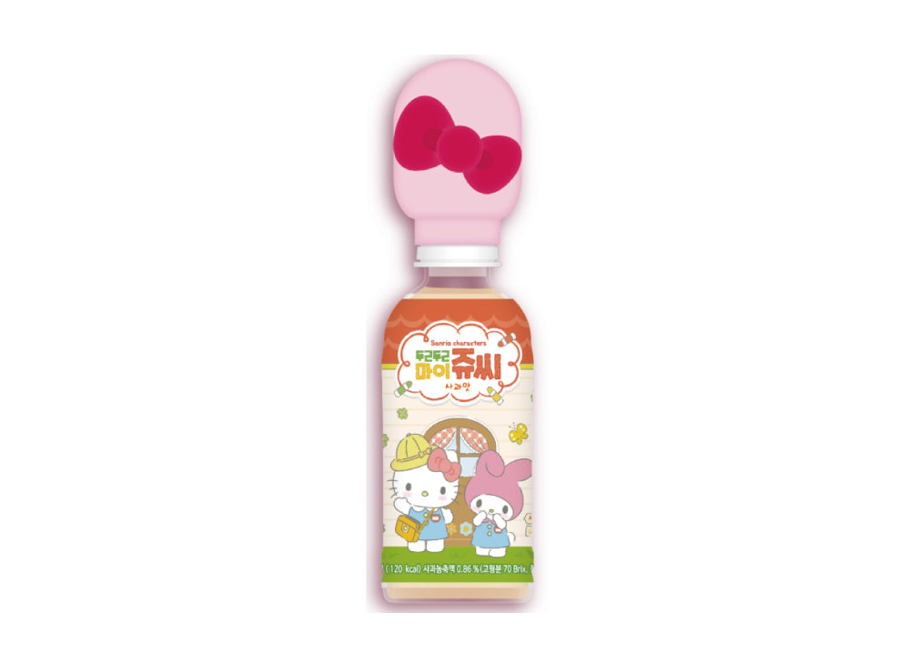 Sanrio Doki Doki Jugo de Manzana CAJA 24 piezas de 220 ml c/u