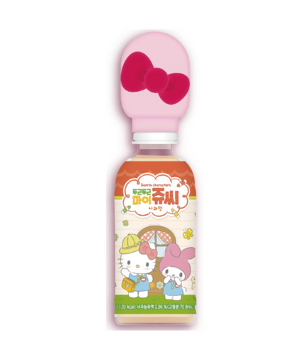 Sanrio Doki Doki Jugo de Manzana CAJA 24 piezas de 220 ml c/u