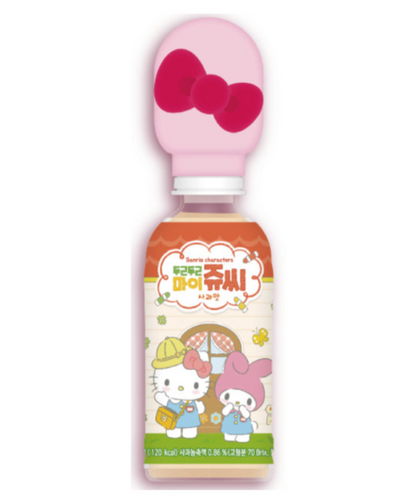 Sanrio Doki Doki Jugo de Manzana CAJA 24 piezas de 220 ml c/u