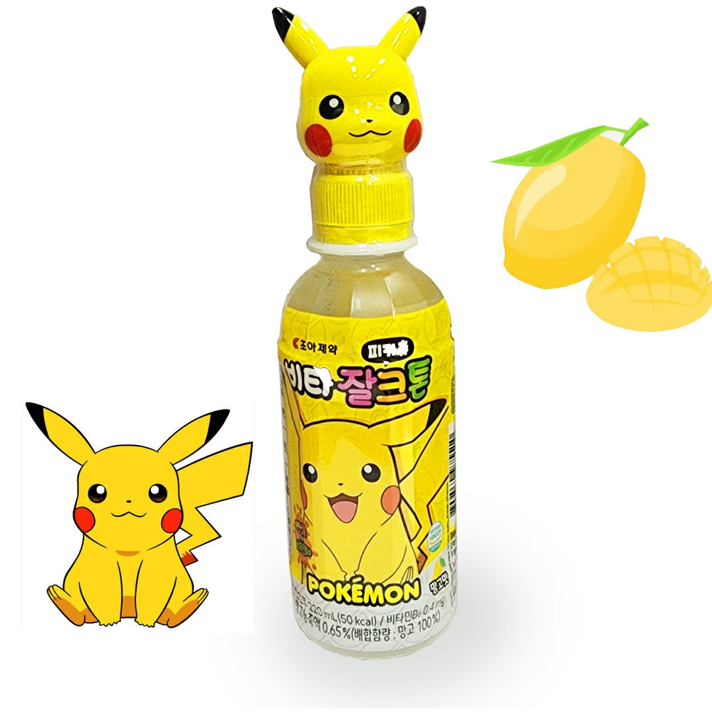 Vitamin de Mango Pikachu CAJA 24 piezas de 220 ml c/u