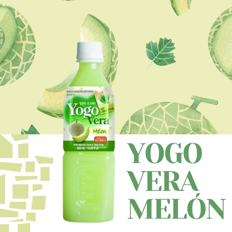 Yogo Vera Melón CAJA 20 piezas de 500 ml c/u