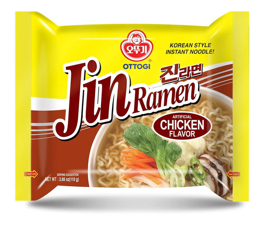 Jin Ramen Spicy CAJA 32 piezas de 120 g c/u